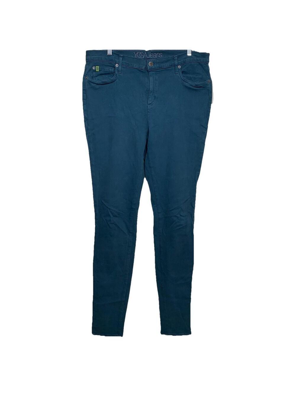Yoga Jeans Skinny Jeans Womens 34 Teal Blue Stretch Denim Mid Rise Canada